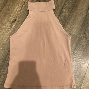 Turtle neck tank top